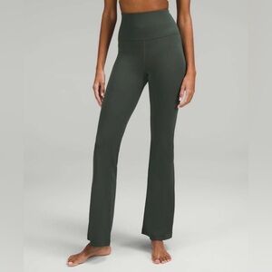 Lululemon Athletica Dark Green Flare Pants